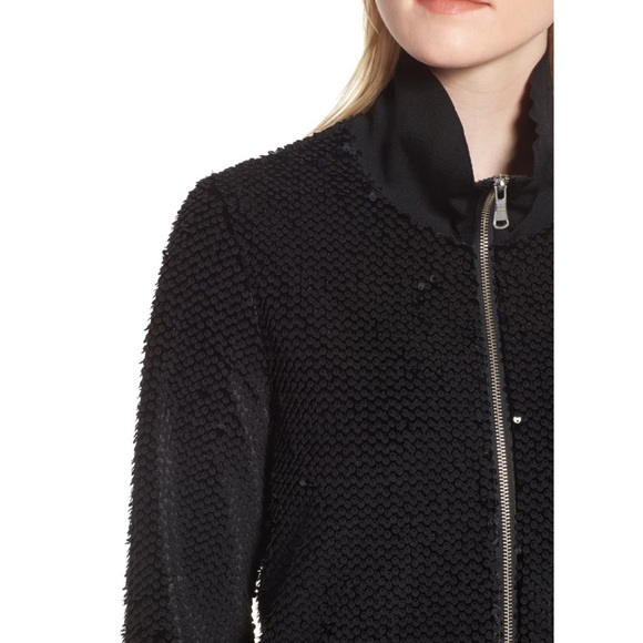 Trouvé Sequin Velvet Track Jacket - Large - Picture 5 of 8